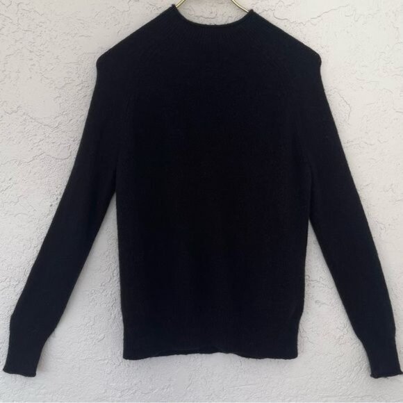 J Crew Rollneck Black sweater in Supersoft yarn BD613 size XXS - Picture 7 of 11